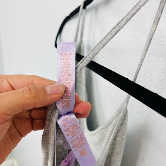 NWT Savage Fenty Gray Logo Tank Sz XL - Picture 7 of 7